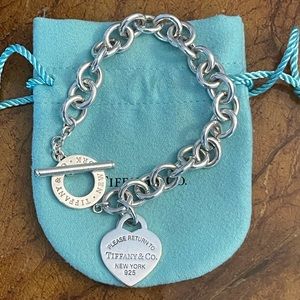 Tiffany & Co RTT Heart Tag Toggle Bracelet